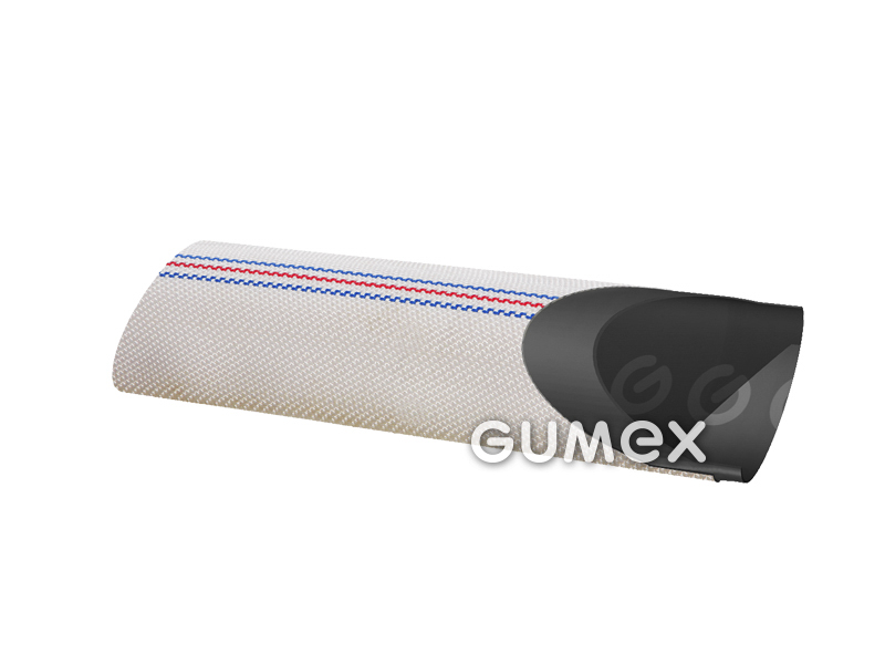 PYROTEX PES-R, C52, 16bar, EPDM/Polyestergewebe, -30°C/+50°C, weiß, 